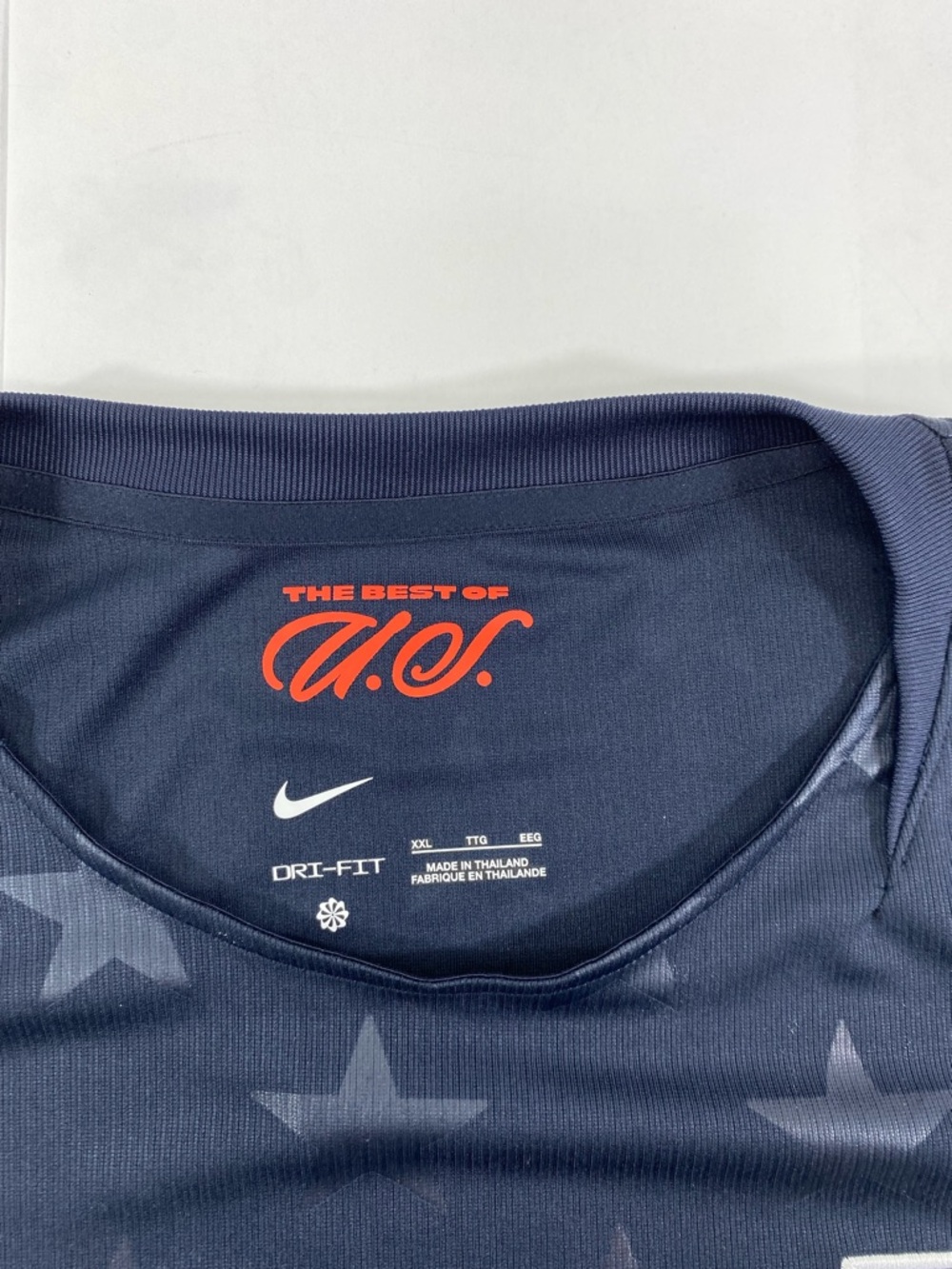 Nike USA Men’s Size 2XL Dri-Fit Performance Jersey Black With Charcoal Stars NWT